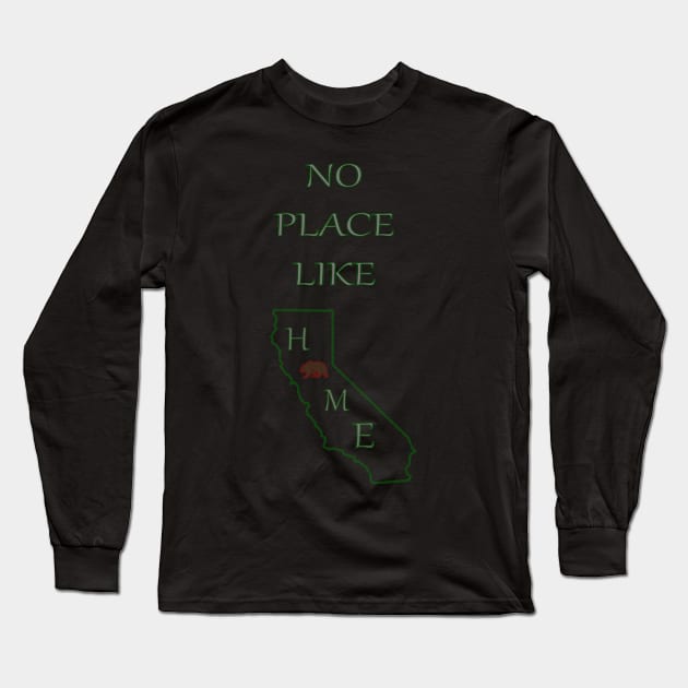 NO PLACE LIKE HOME CA Long Sleeve T-Shirt by STONEYGHOST